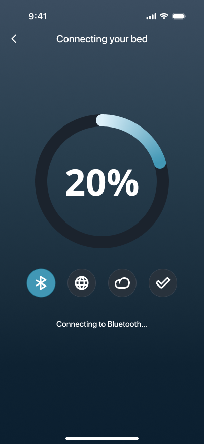 Bluetooth connection stage