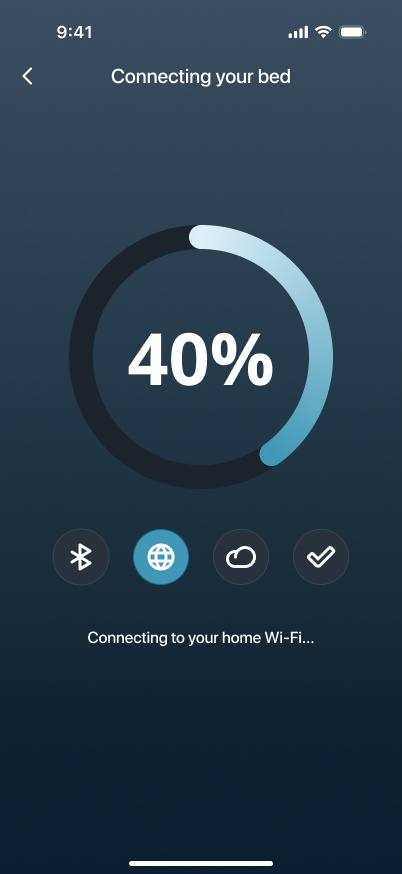 Wi-Fi connection stage