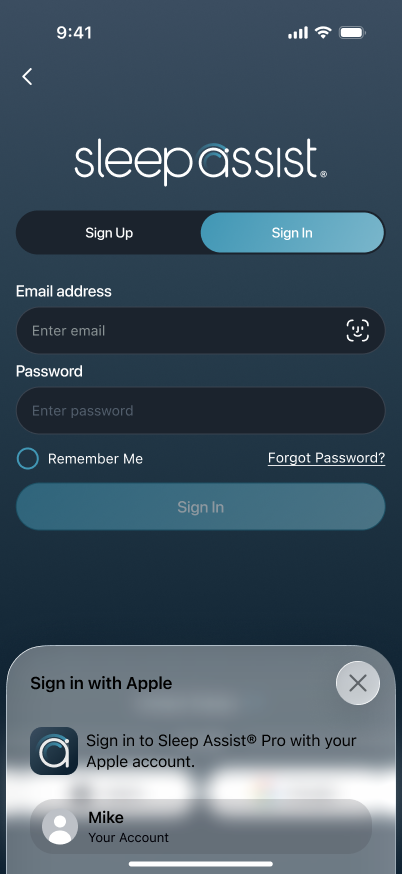 Apple authorization