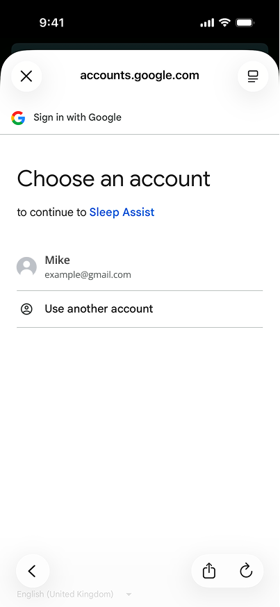 Google authorization