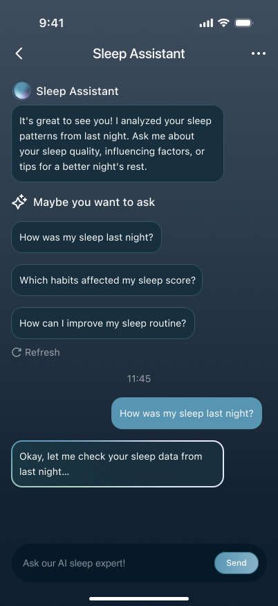 AI suggestions and input