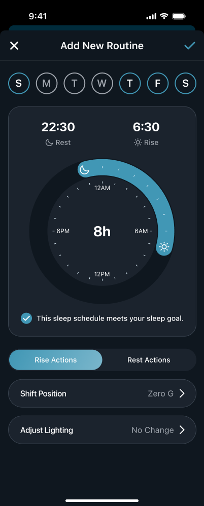 Add weekly schedule
