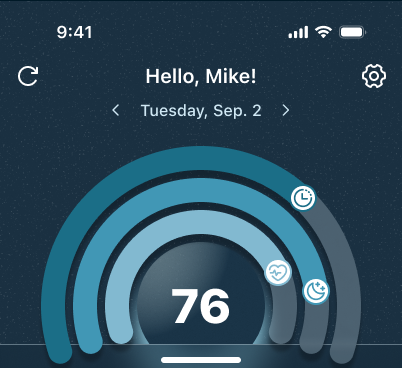Settings entry