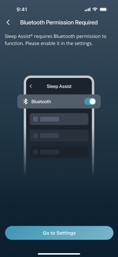 Bluetooth permission prompt