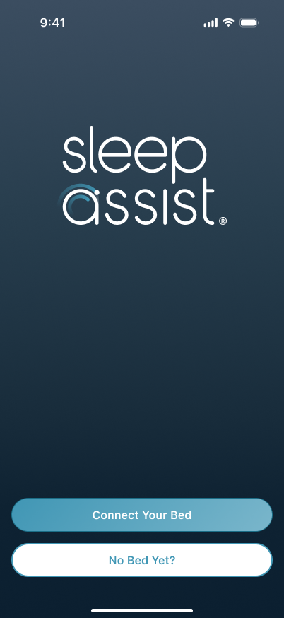 Welcome screen