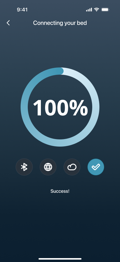 Wi-Fi connection complete
