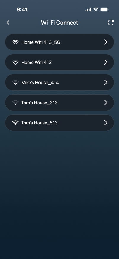 Wi-Fi selection