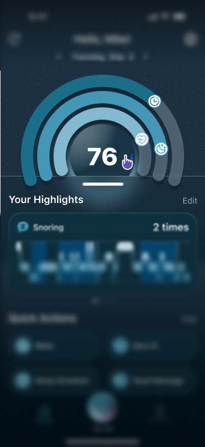 Sleep Report entry